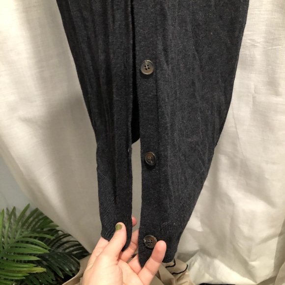 Maxi long cardigan dark gray - Picture 4 of 6